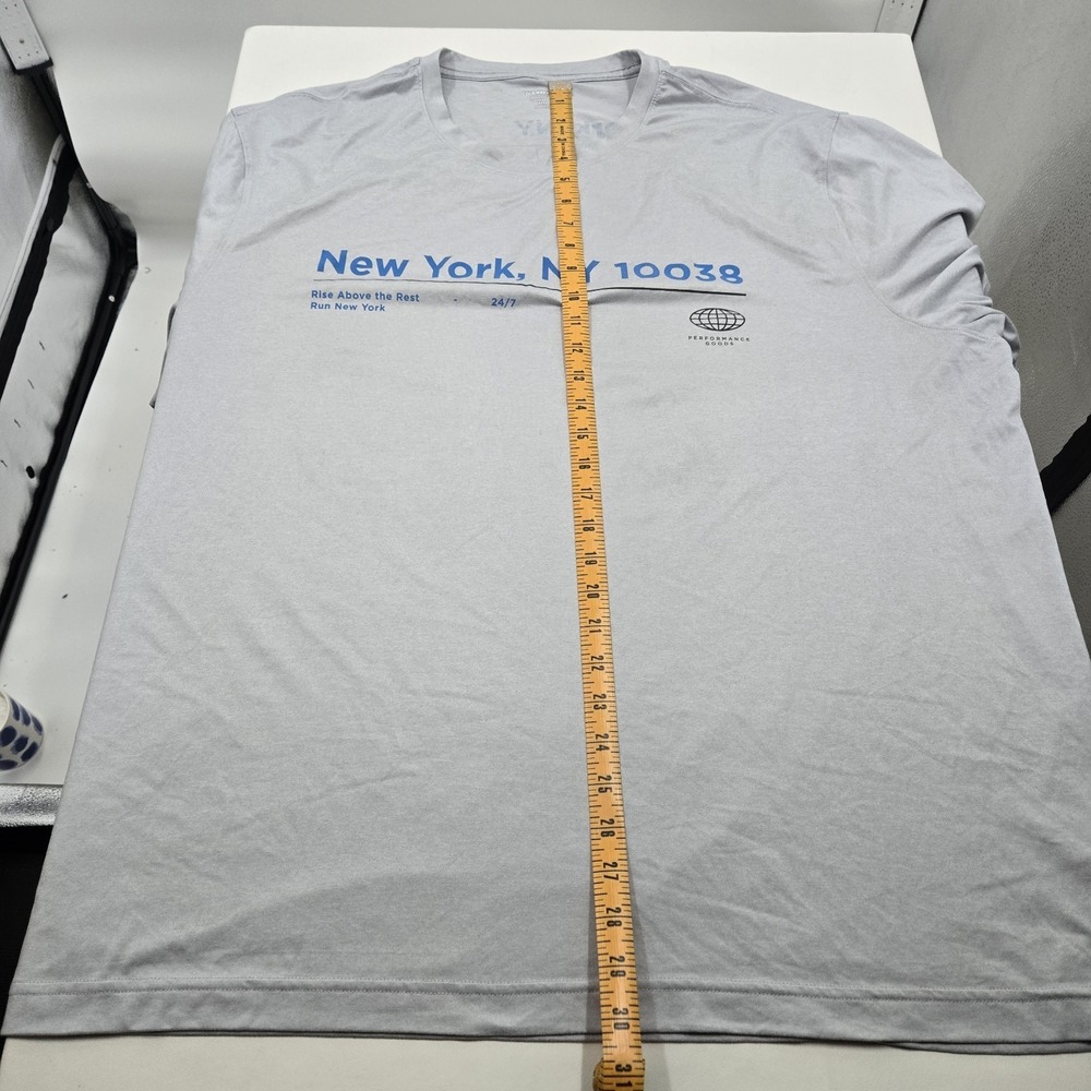 Old Navy Active Go-Dry Cool Men's Gray T-Shirt 3XL Rise Above The Rest Run NY - Picture 11 of 12